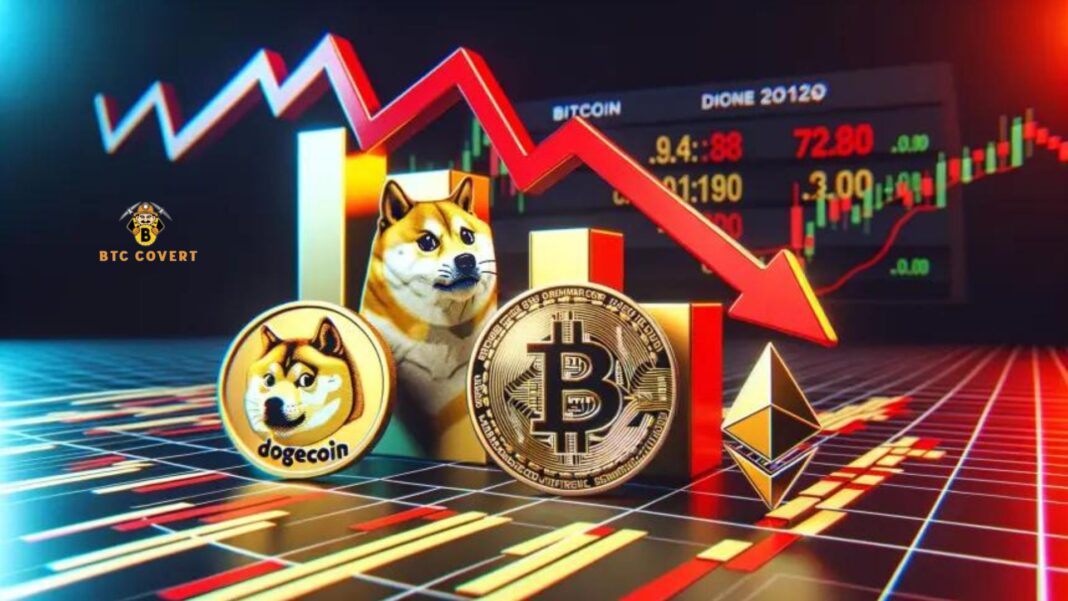 Dogecoin Price Slips Alongside Bitcoin and Ethereum