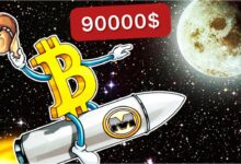 Bitcoin re-takes $90000