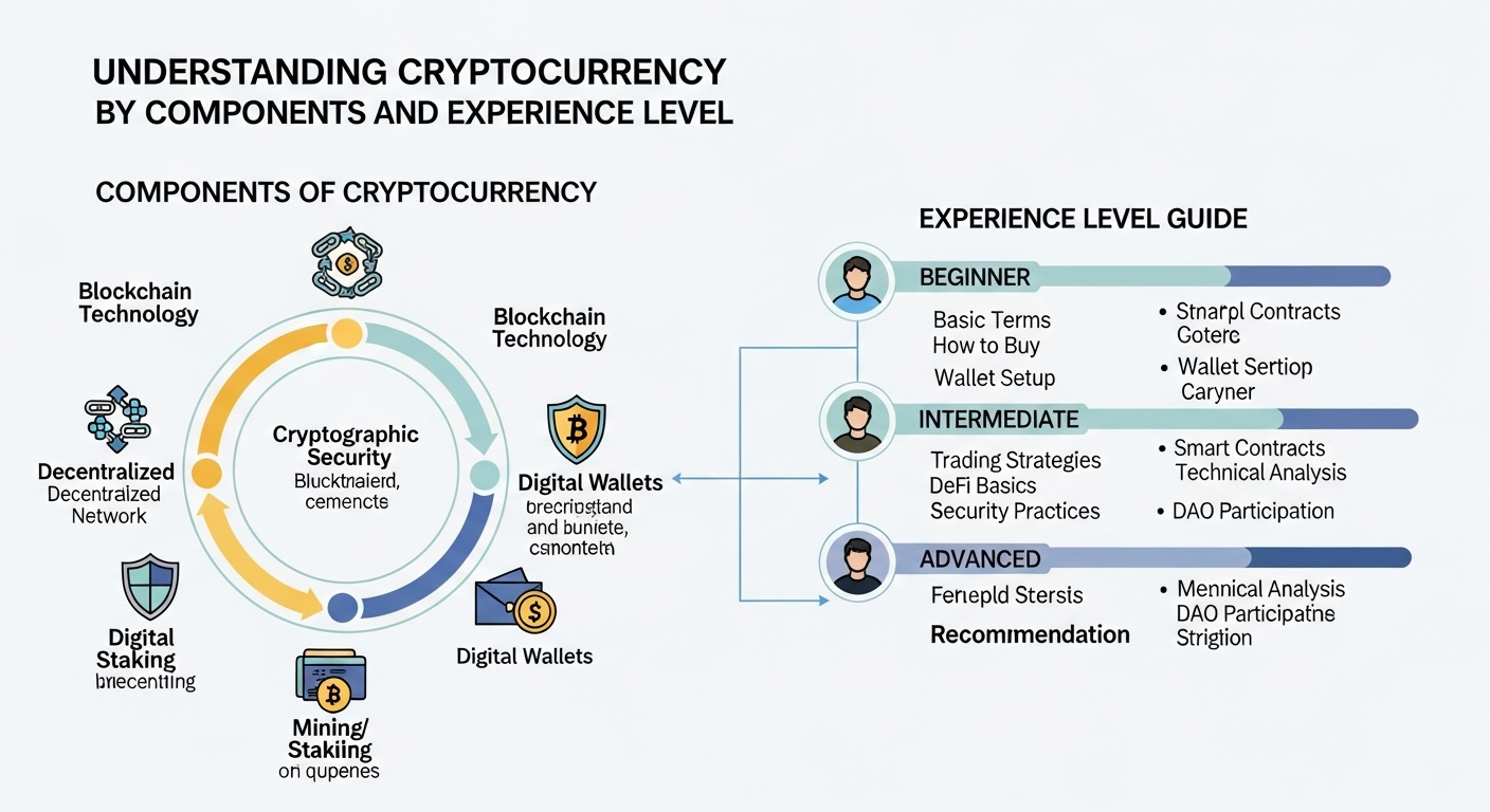 Understanding Cryptocurrency by Components and Experience Level
