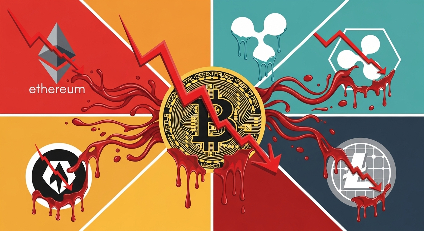 What triggers Bitcoin sell-offs that spill into altcoins