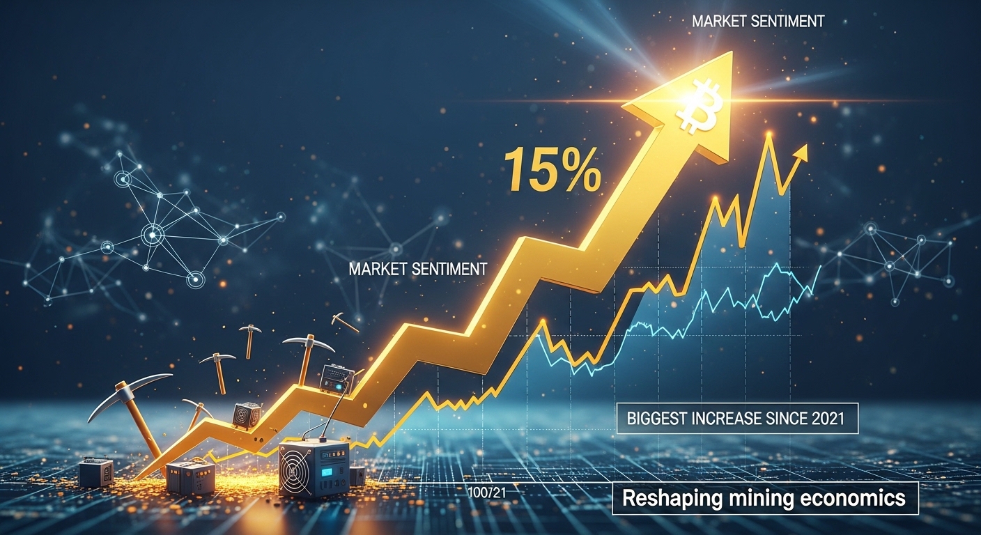 Bitcoin difficulty jumps