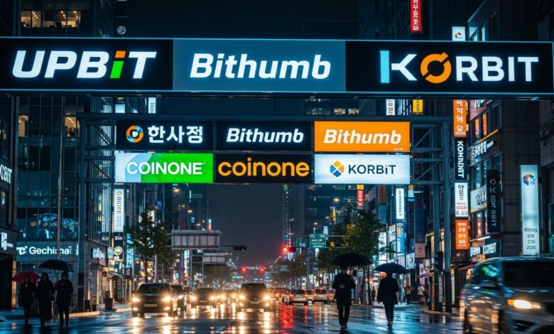 South Korea crypto exchanges